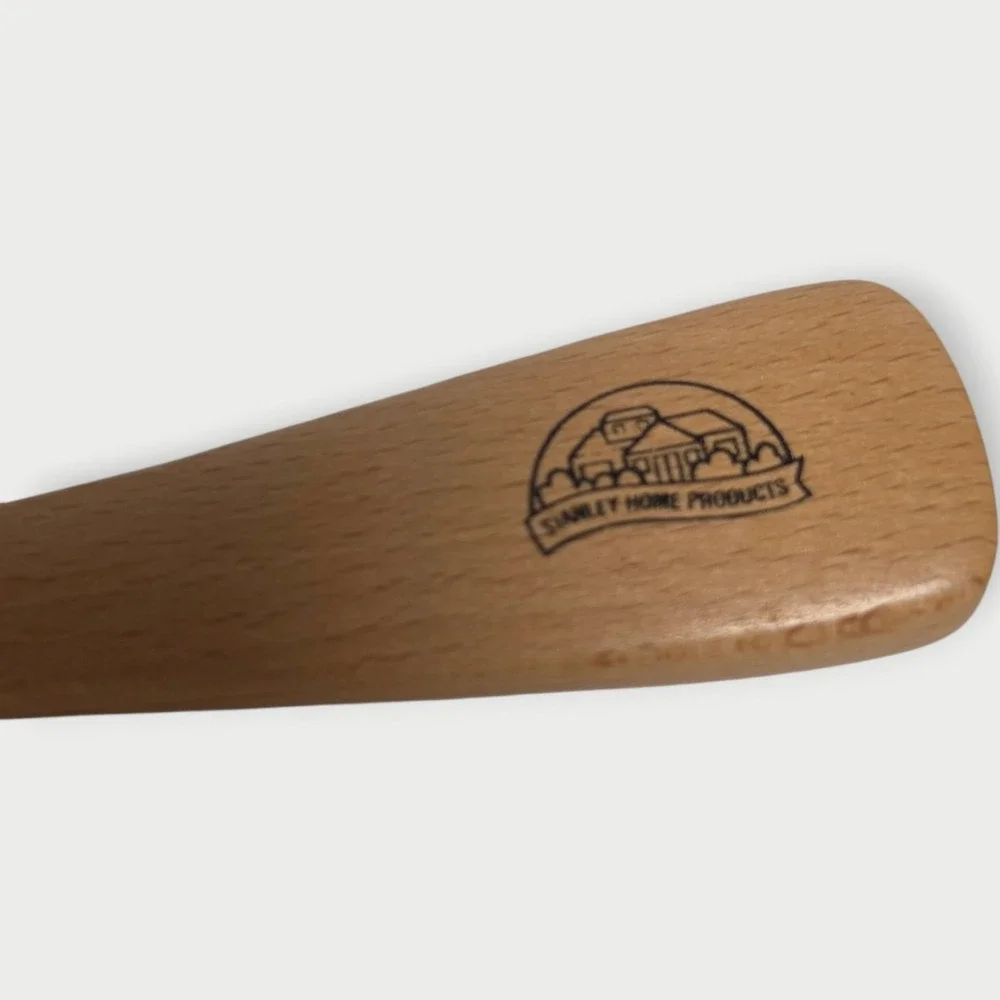 NEW Vintage Stanley Home Products 4050 Half Round Wood Nylon Hair Brush USA Box